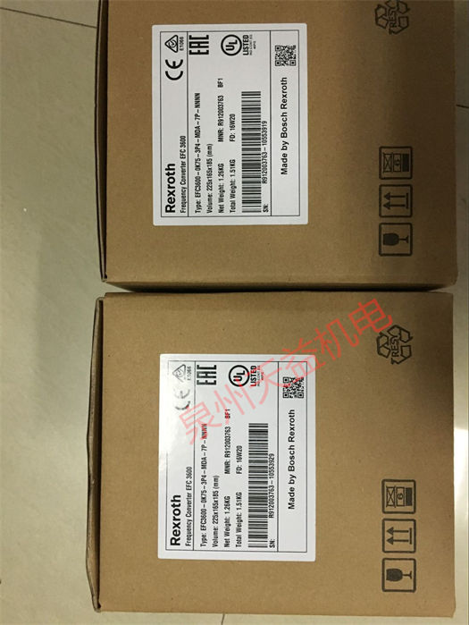 天益機(jī)電 力士樂工業(yè)產(chǎn)品"R911311158 RKL4339 006.9 2" "0811104113 ZDBT-XP2-10 315" "EFC3600-0K75-3P4-MDA-7P-NNNN"